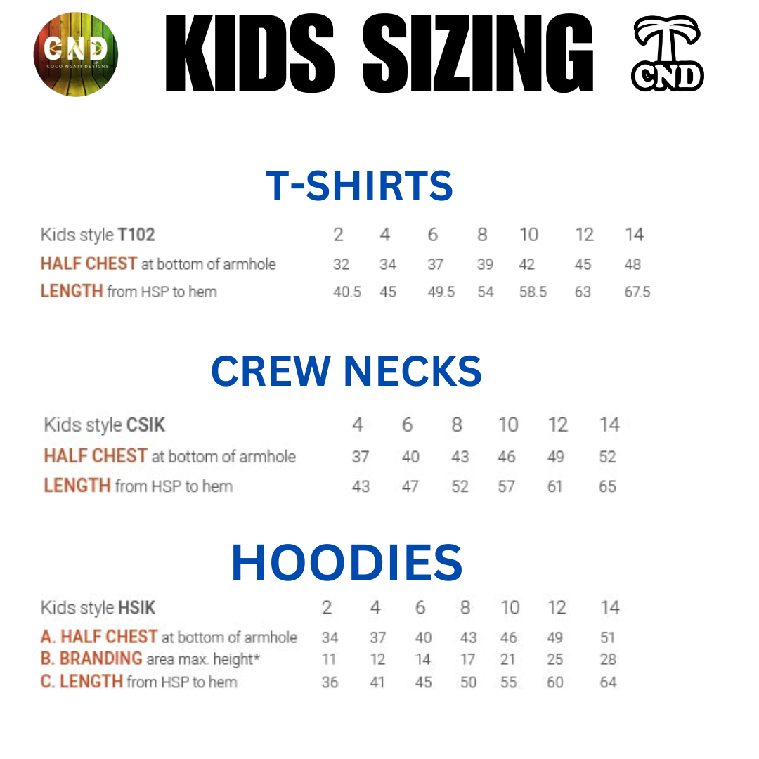 Tino Tāne Kids Tees