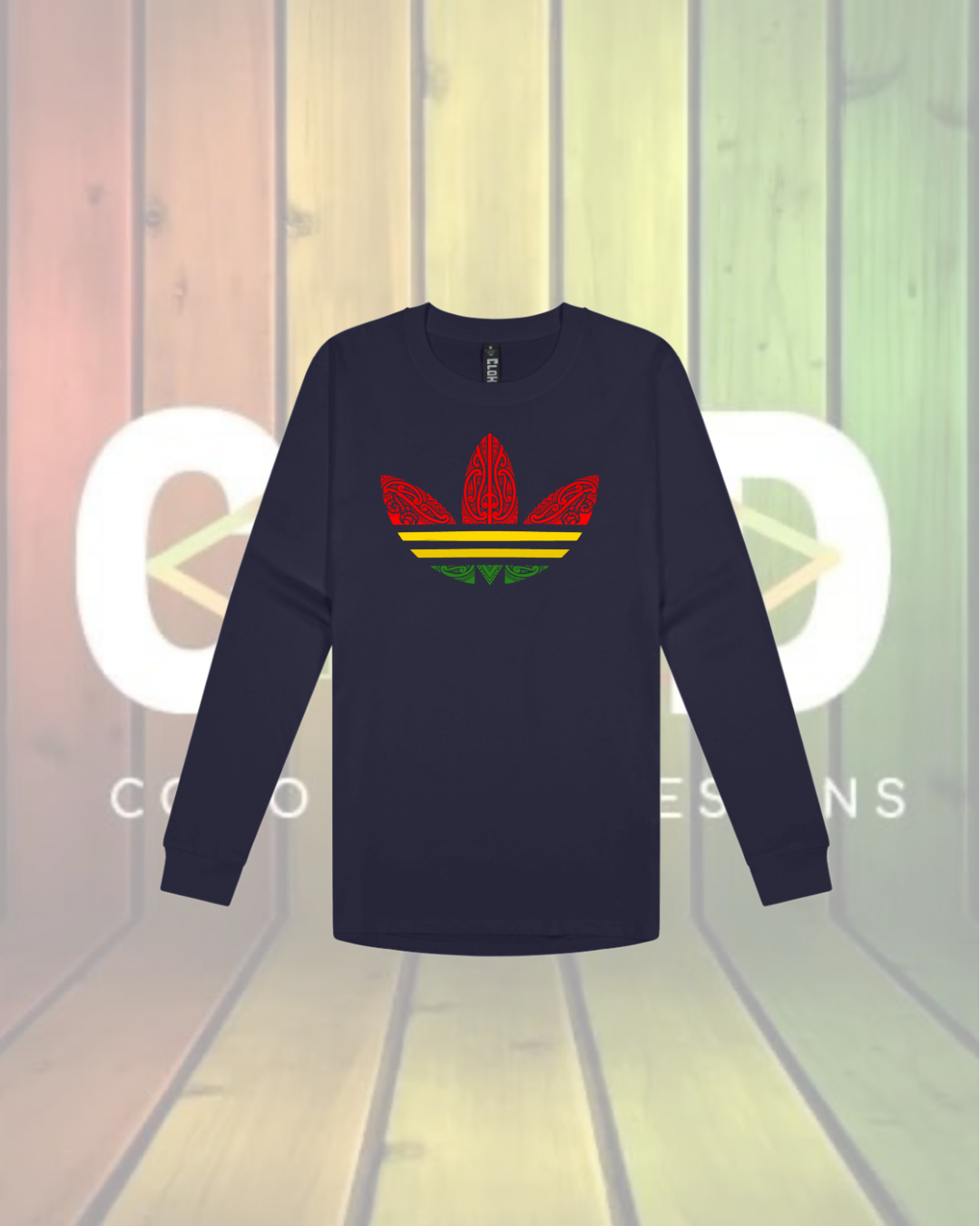 Long Sleeve Māori Rasta