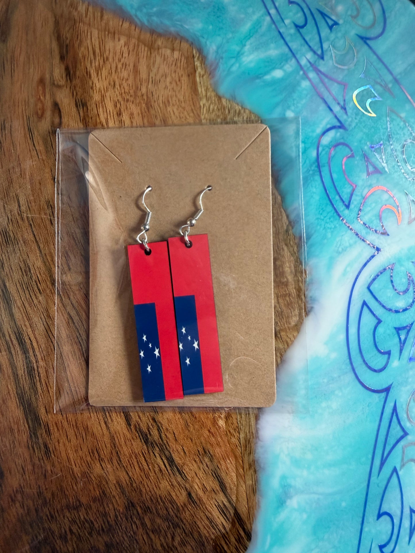 Flags of the Pacific Earrings