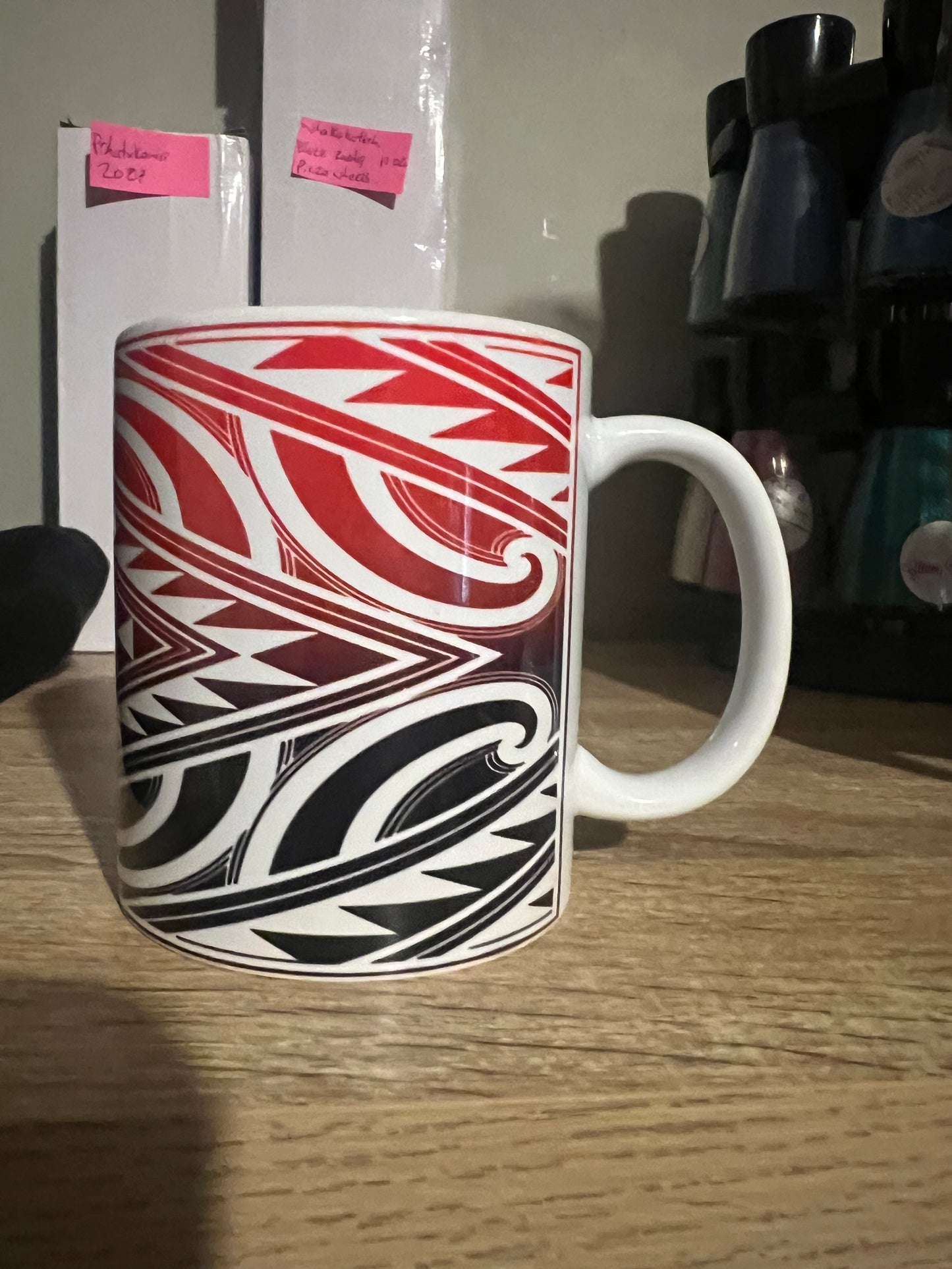 Pūmau red and black 11oz mug