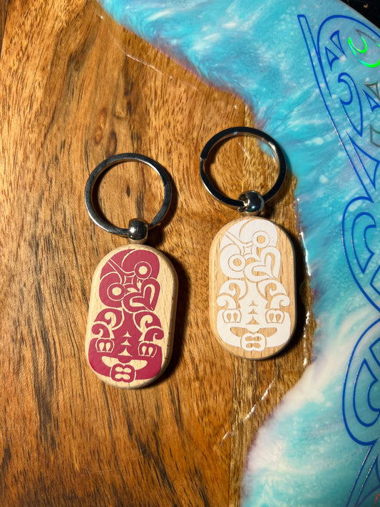 Hei tiki UV changing keyring