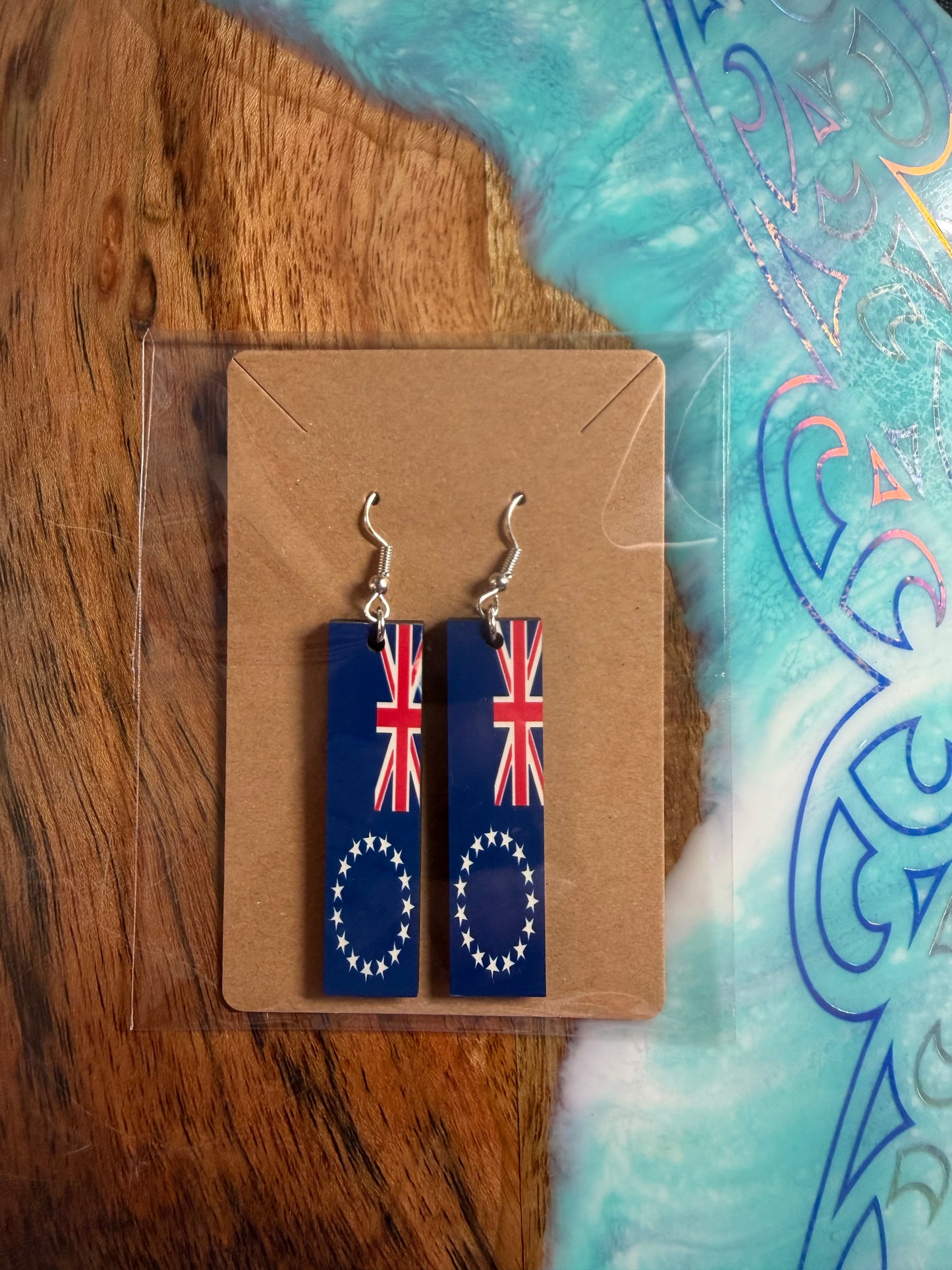Flags of the Pacific Earrings