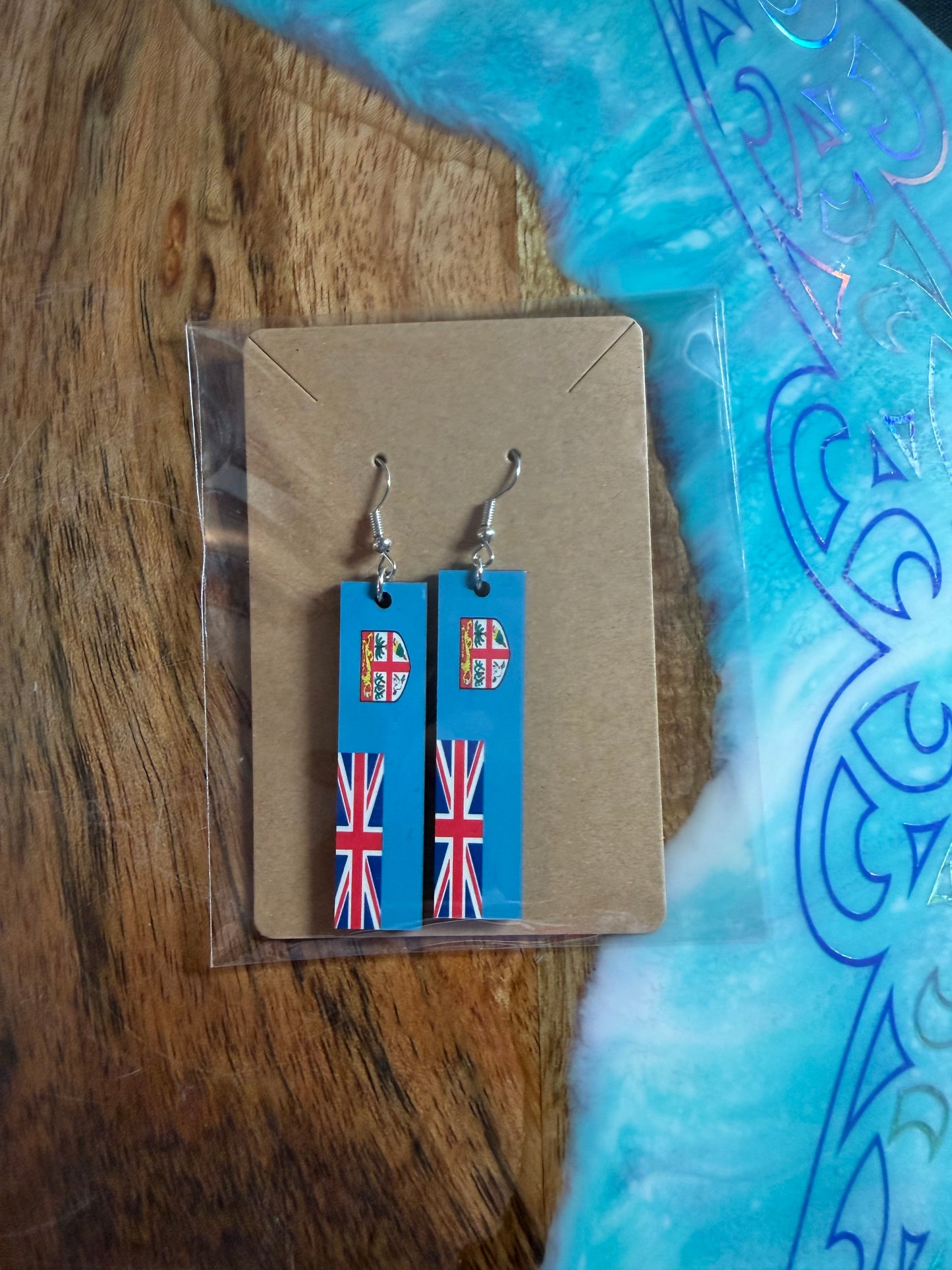 Flags of the Pacific Earrings