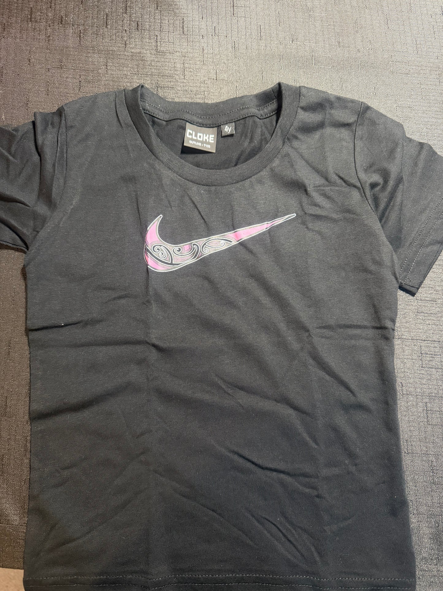 Size 4 Pink Tick Tee