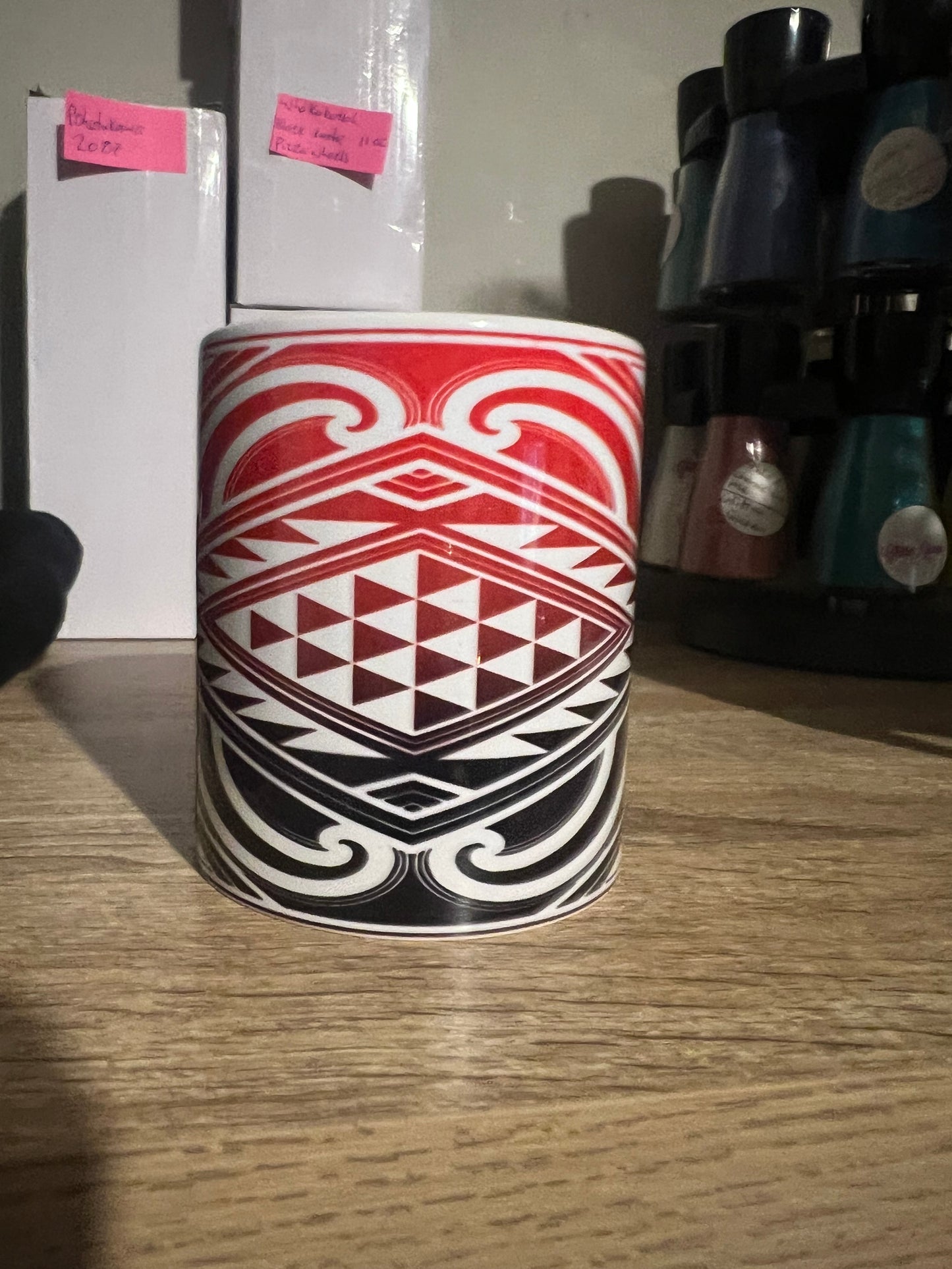 Pūmau red and black 11oz mug