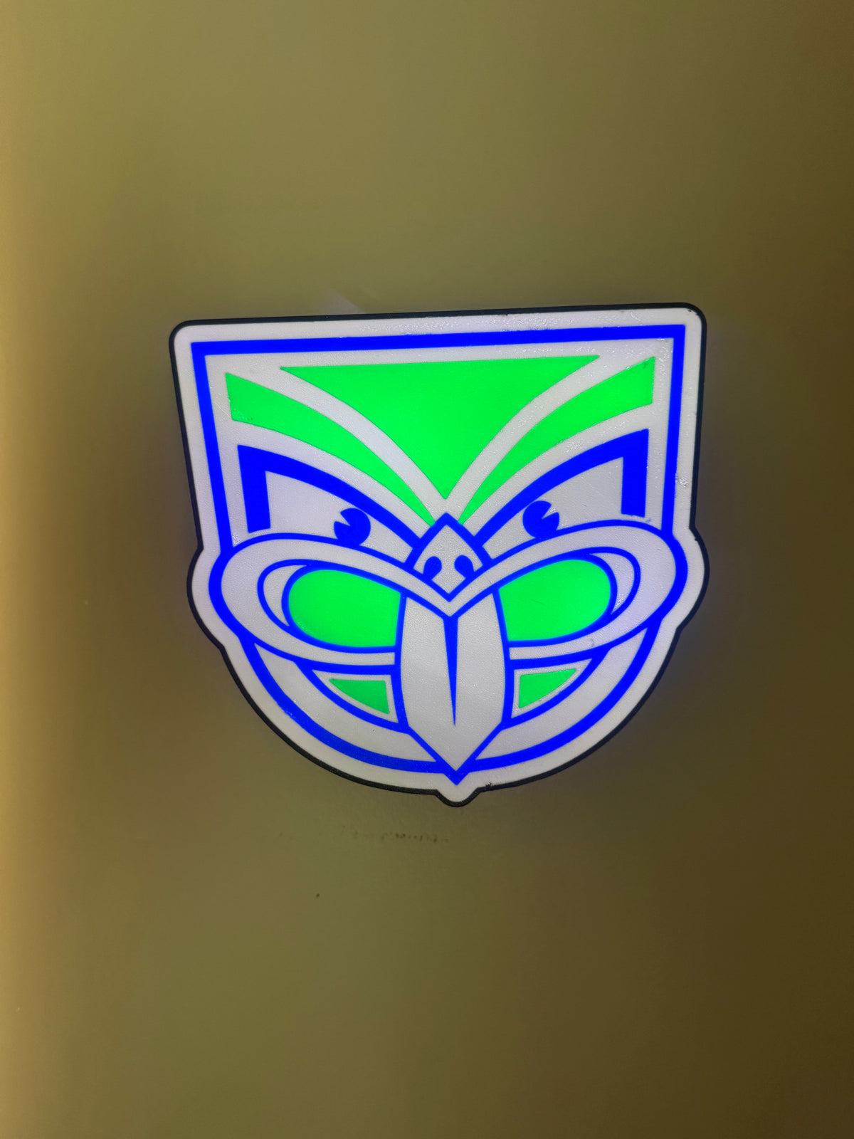 Warriors supporter light box