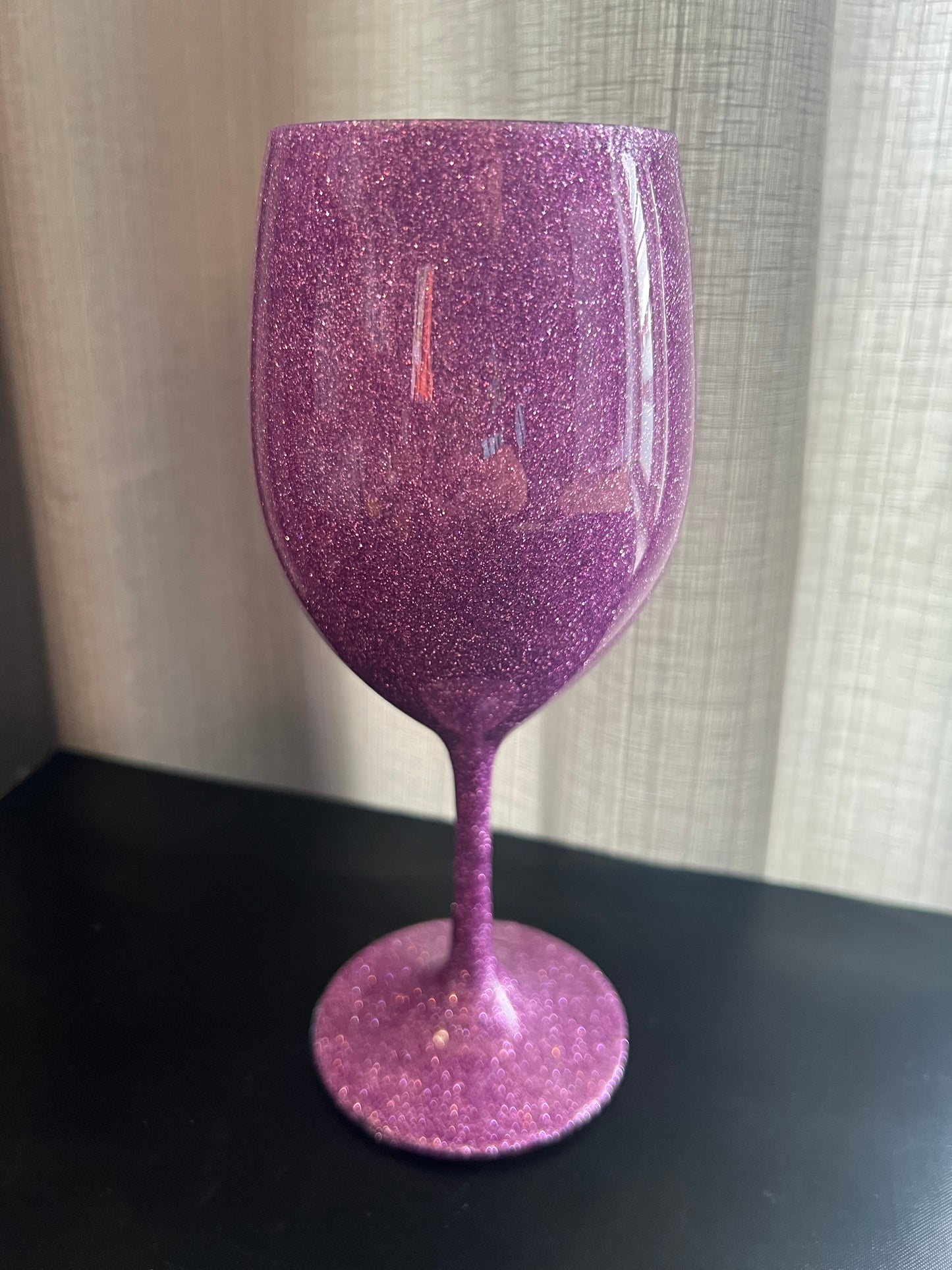 Glitter Wine Glass