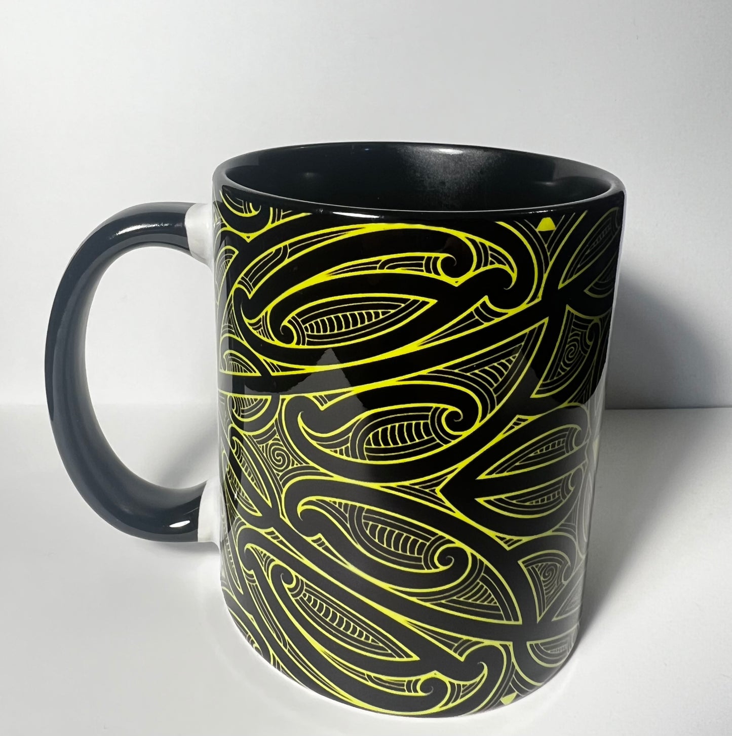 Atawhai Ceramic Mug - Colored Handle & Interior