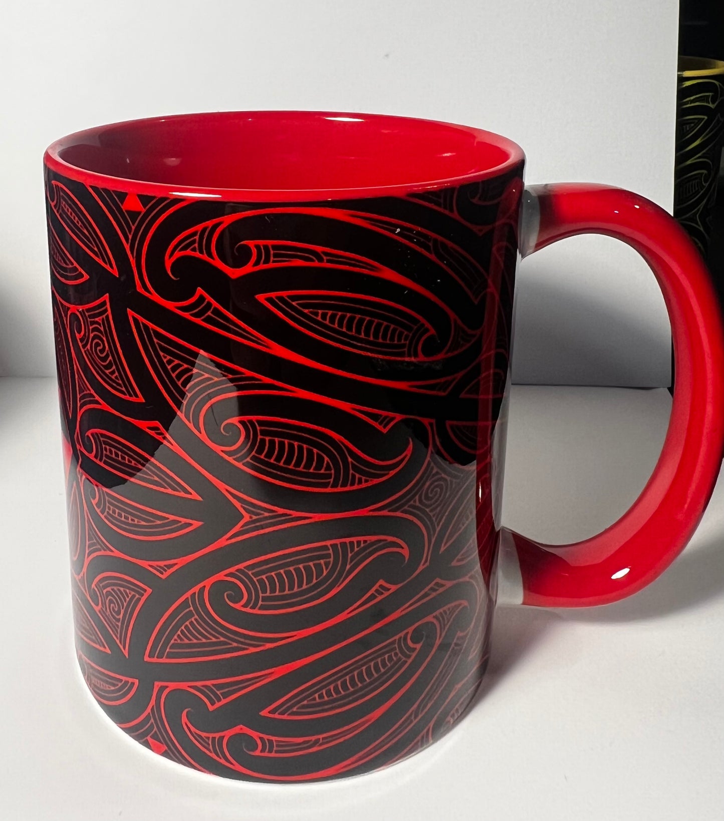 Atawhai Ceramic Mug - Colored Handle & Interior