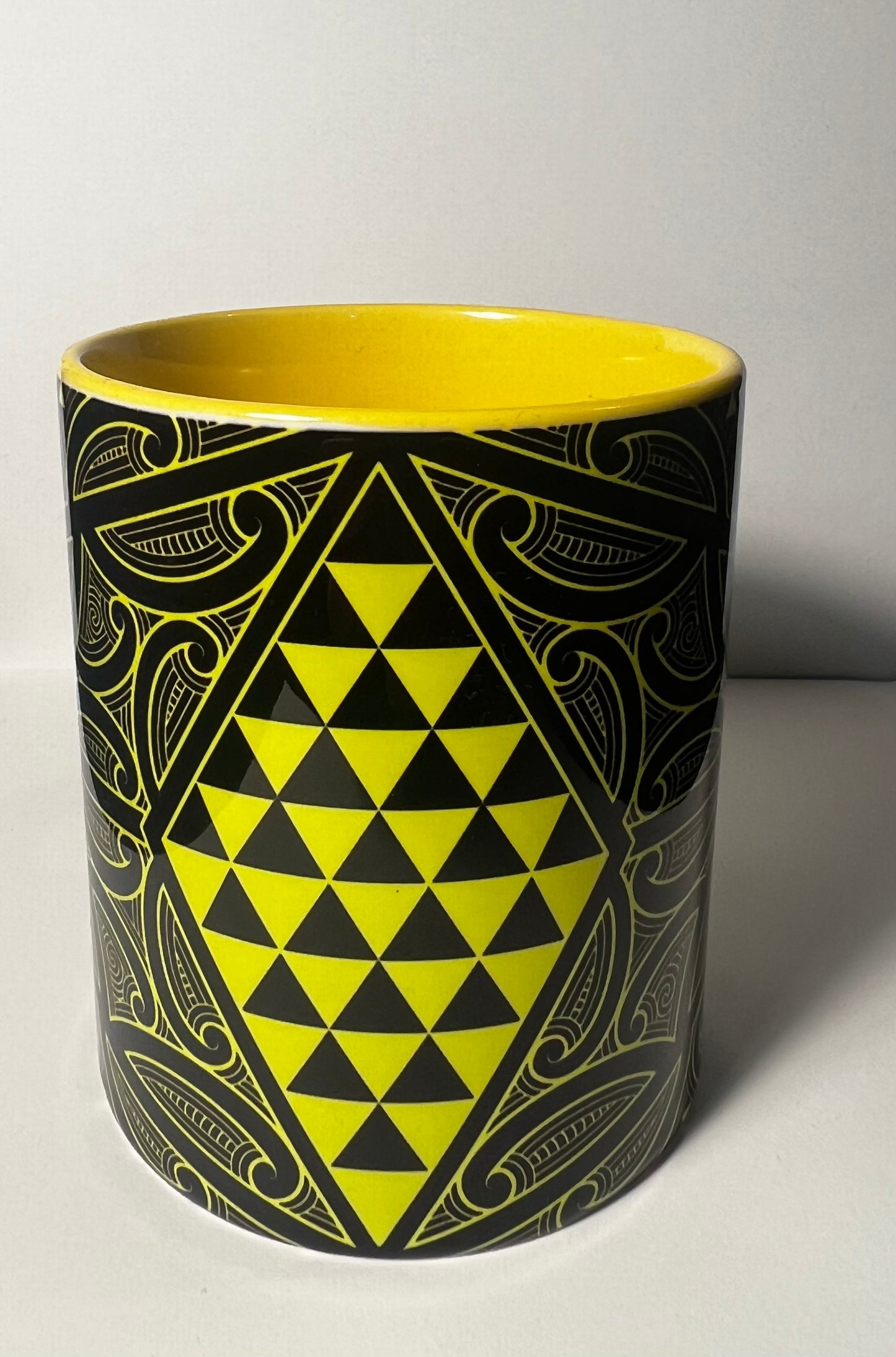 Atawhai Ceramic Mug - Colored Handle & Interior