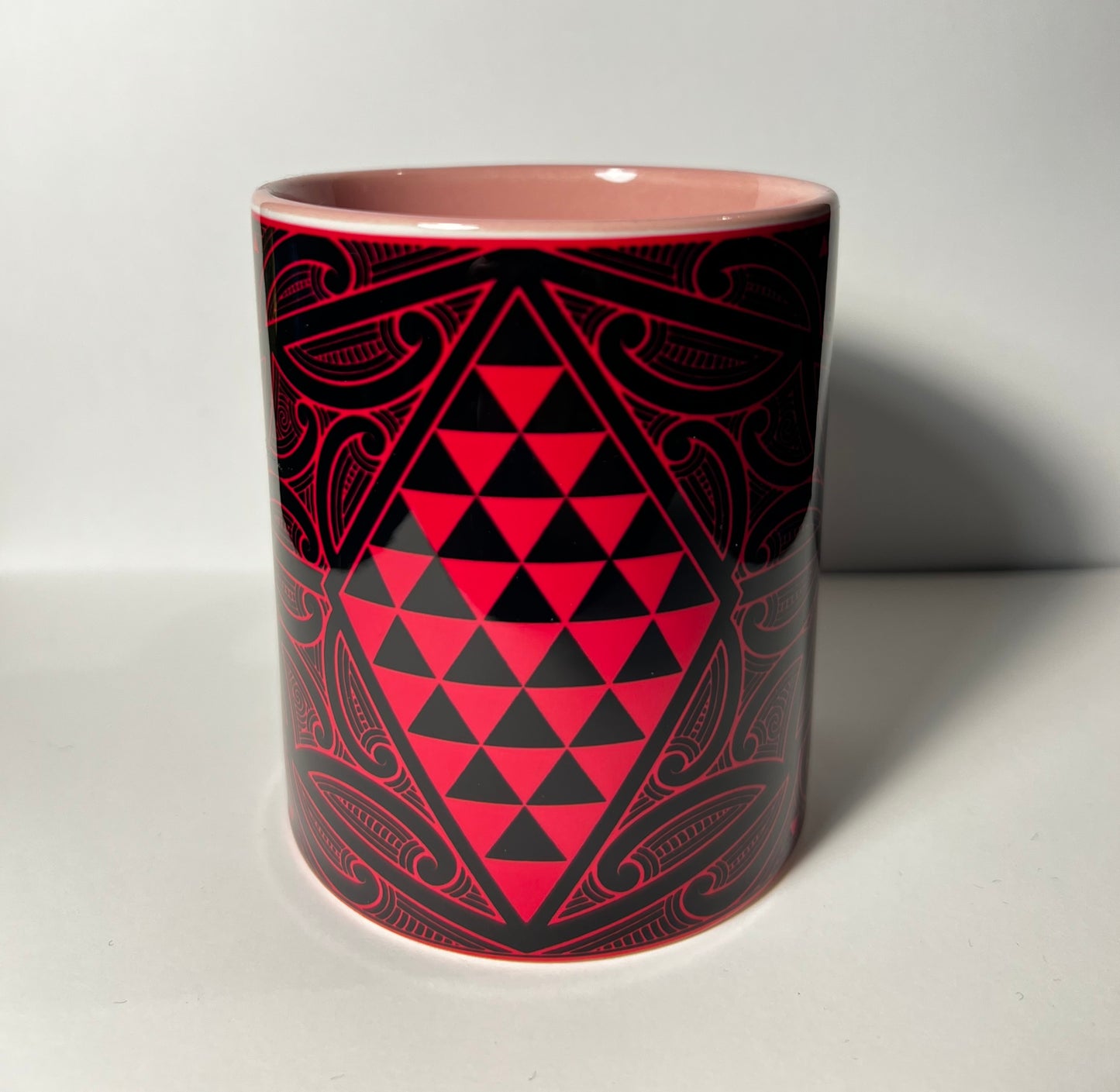 Atawhai Ceramic Mug - Colored Handle & Interior