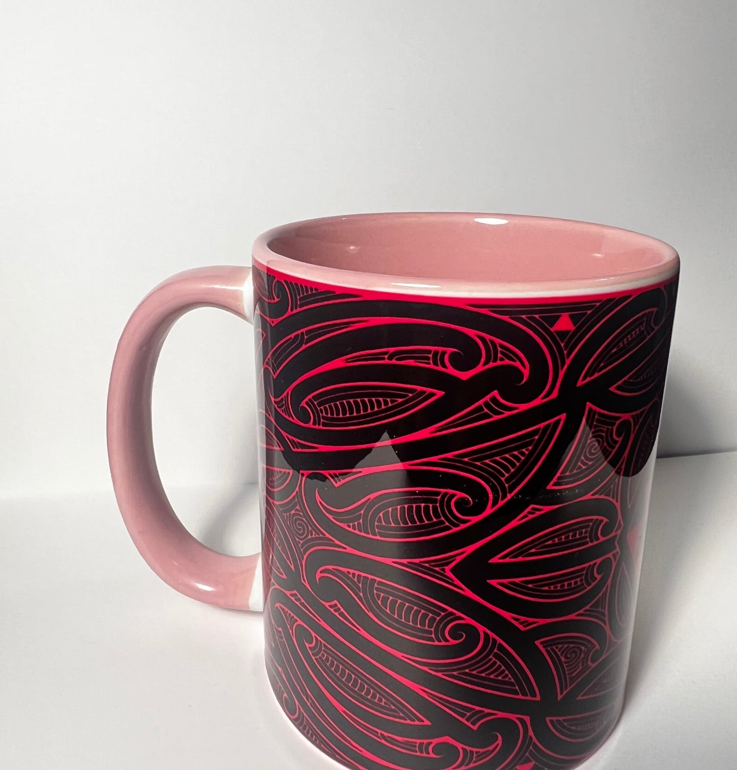 Atawhai Ceramic Mug - Colored Handle & Interior