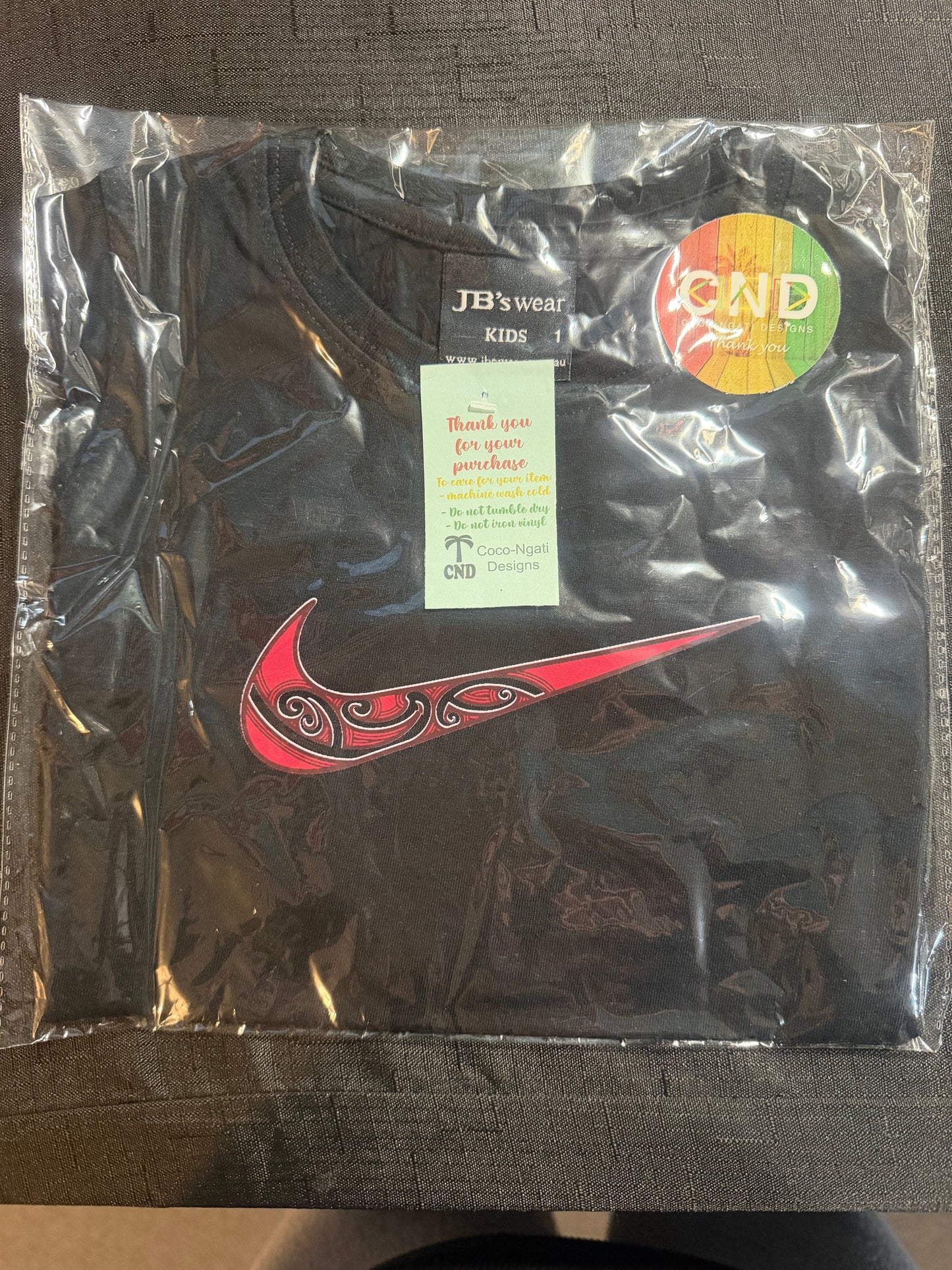 Size 1 Pink Tick Tee