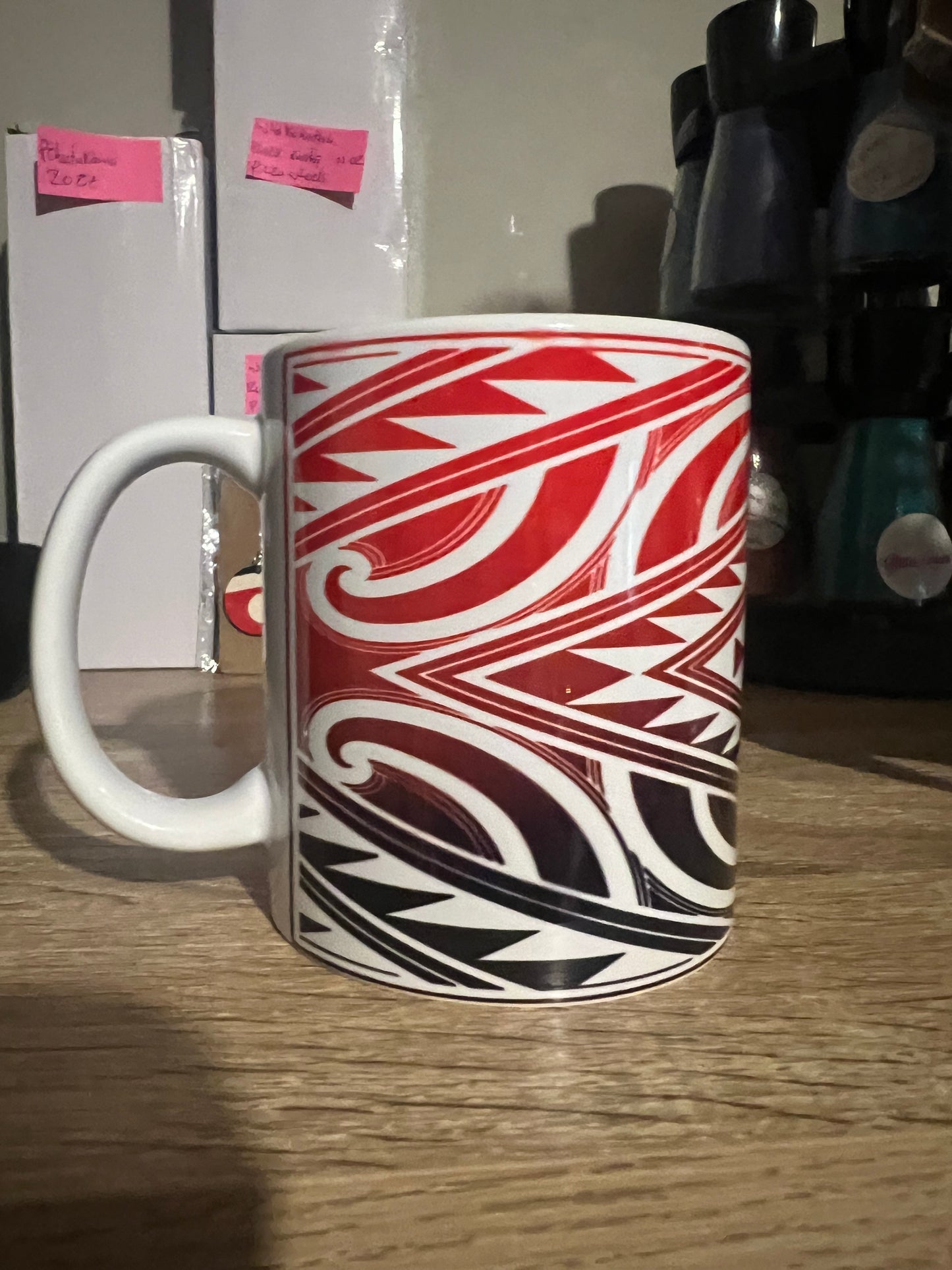 Pūmau red and black 11oz mug