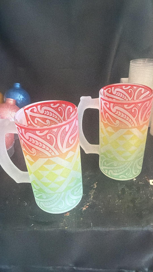 Tūhono Rasta Frosted Beer Mug