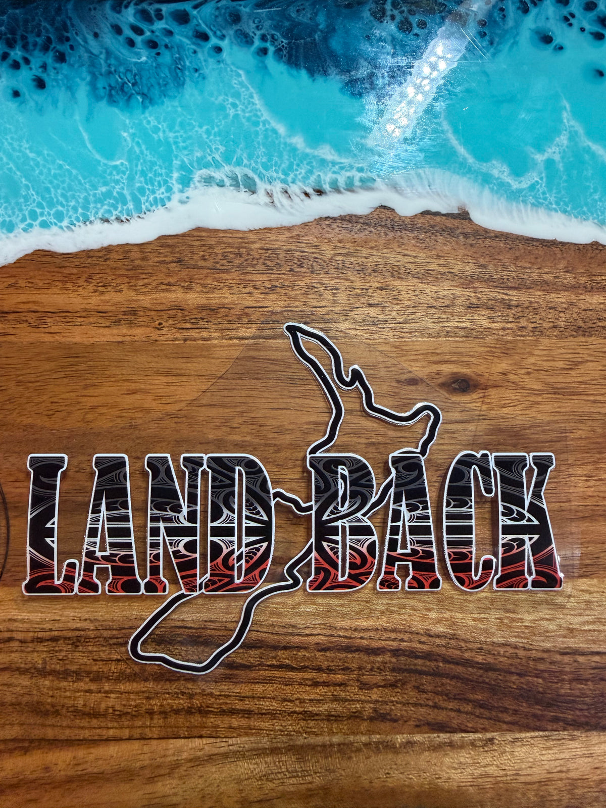 Land Back Car Decal