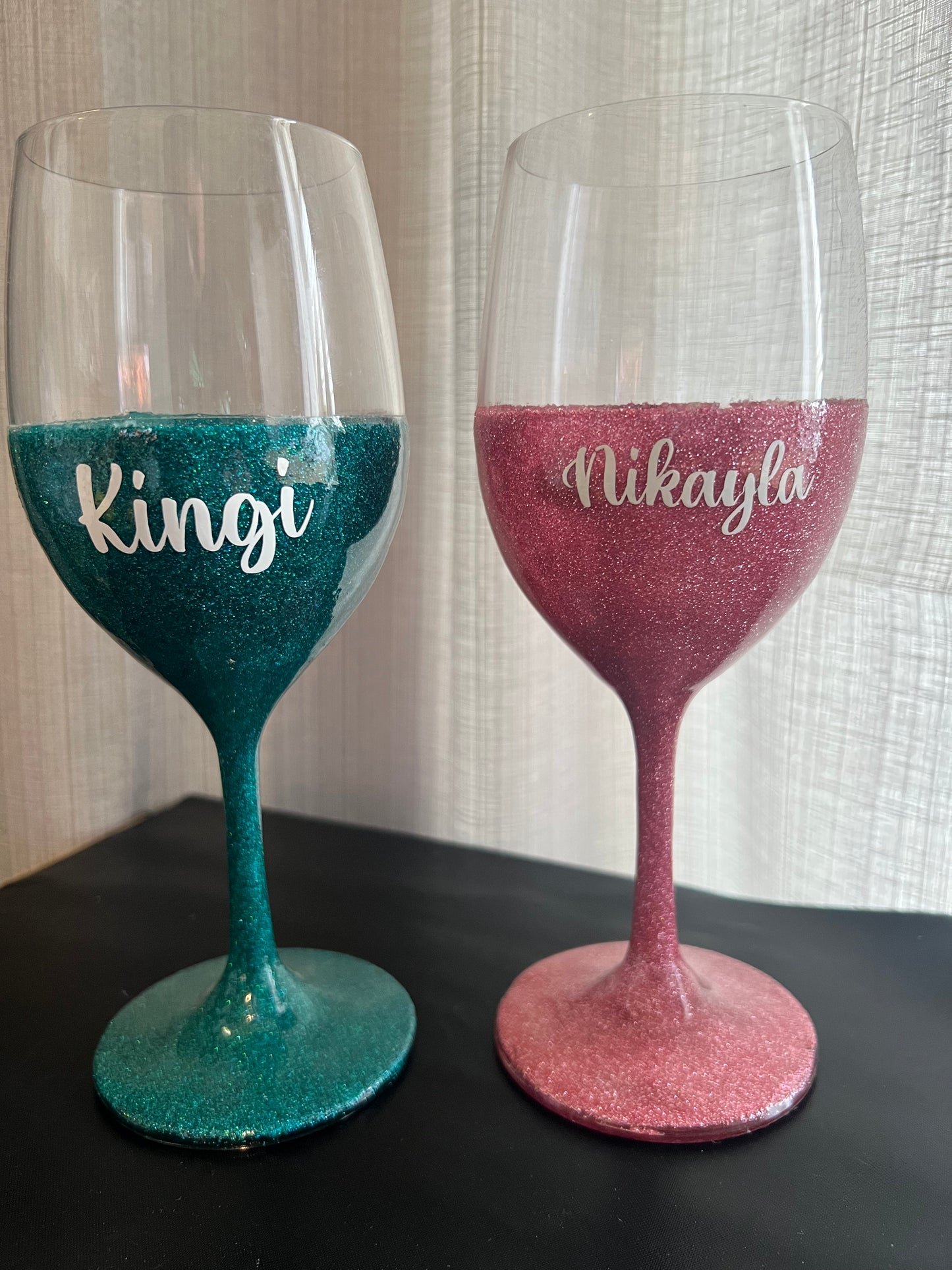 Glitter Wine Glass