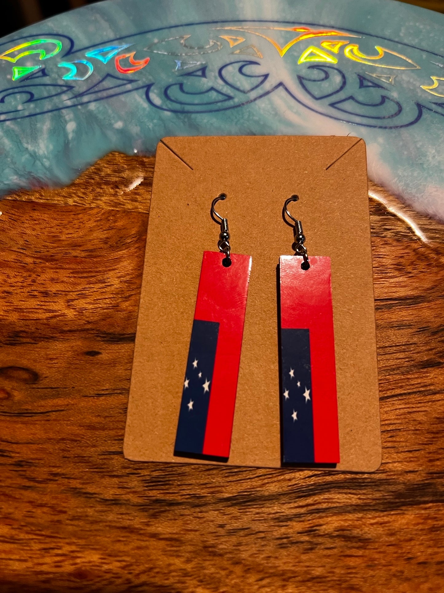 Flags of the Pacific Earrings
