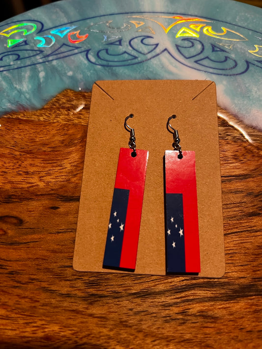 Flags of the Pacific Earrings