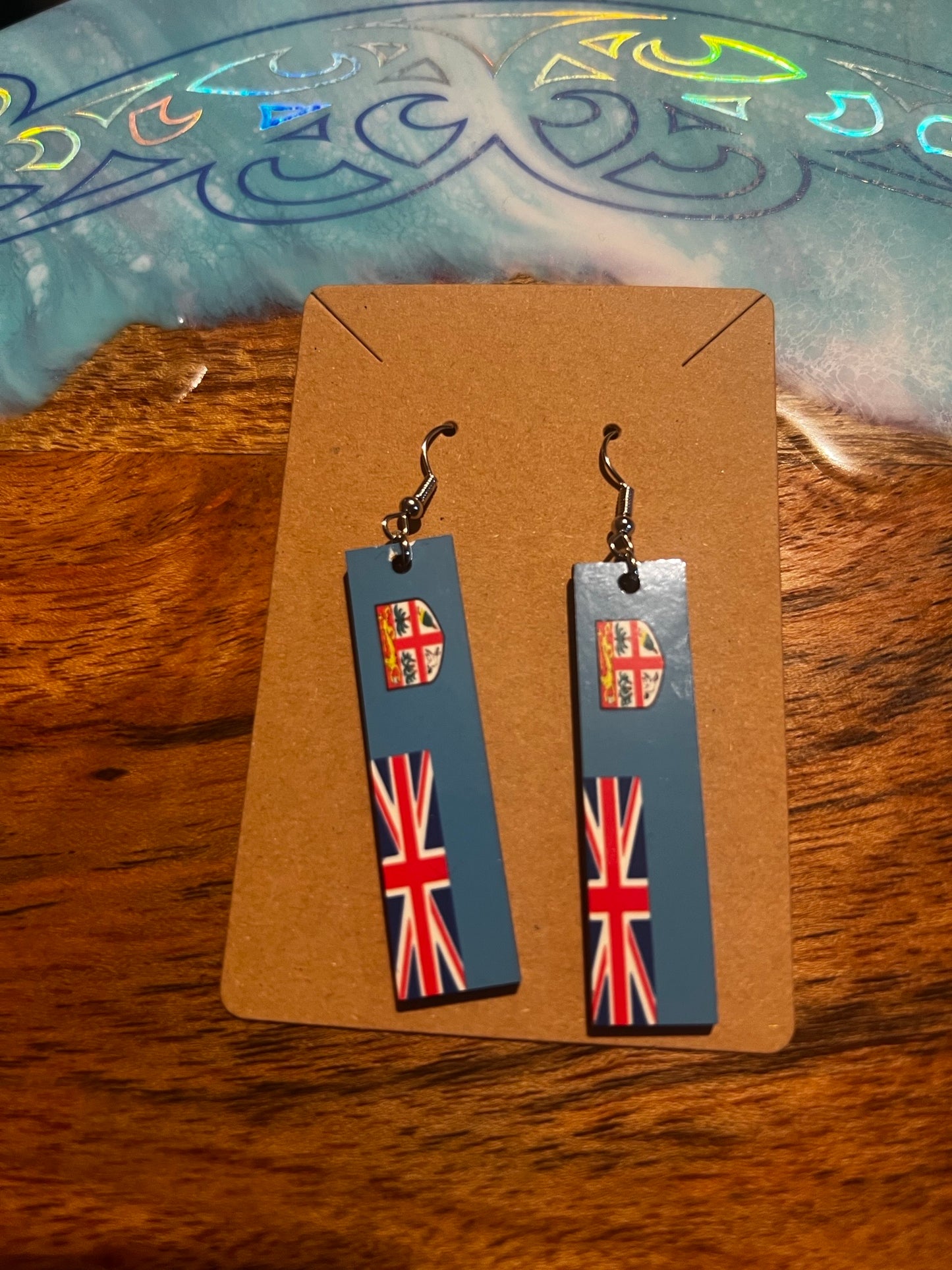 Flags of the Pacific Earrings