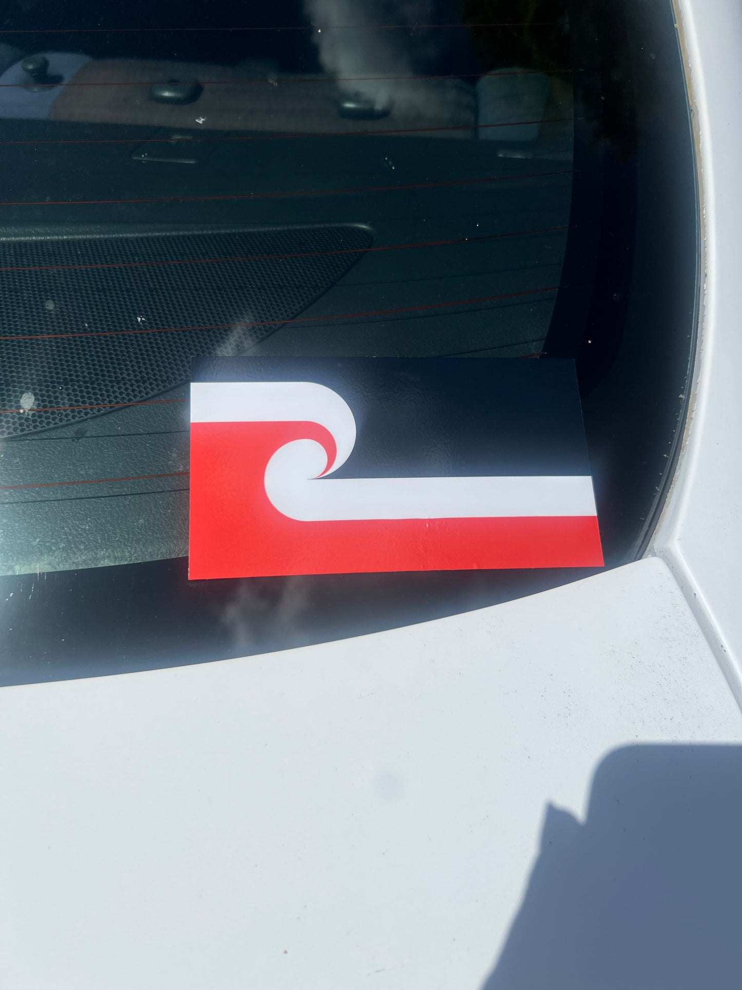 Large Tino Rangatiratanga Flag Car Decal