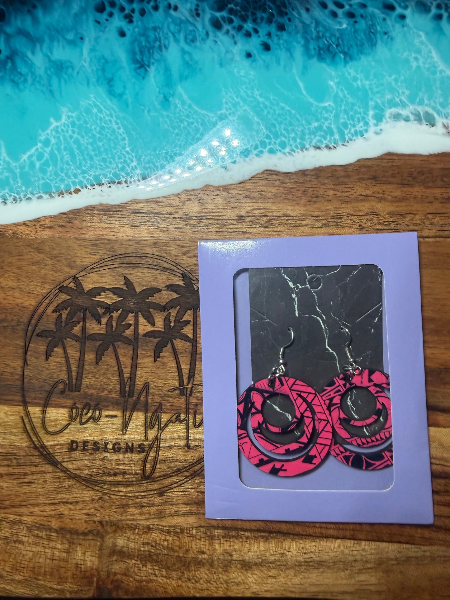 Nesian coloured Earrings