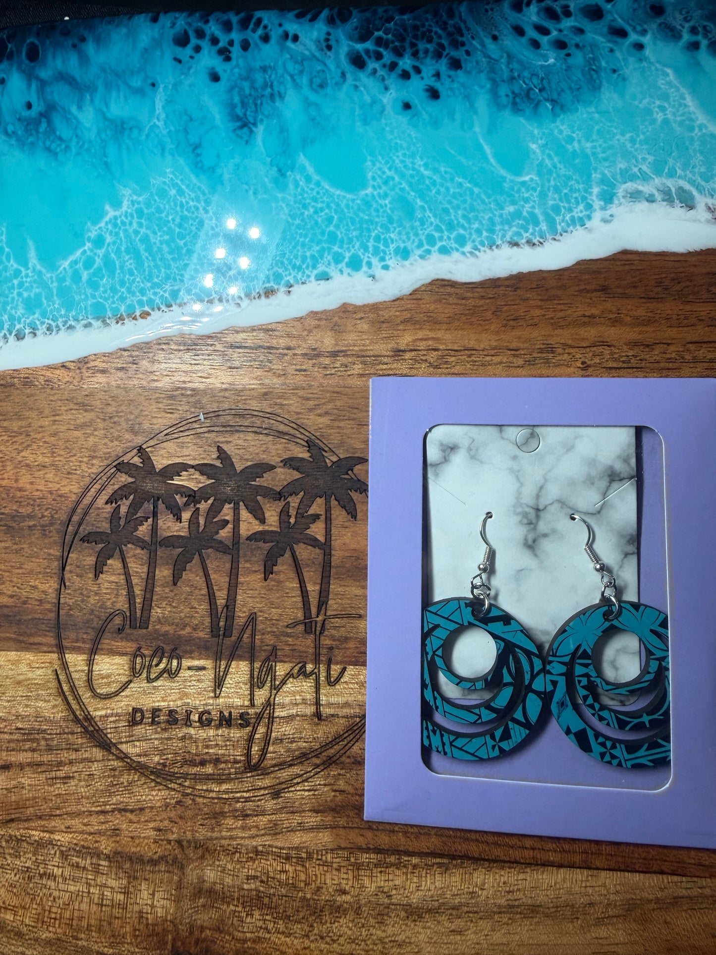 Nesian coloured Earrings