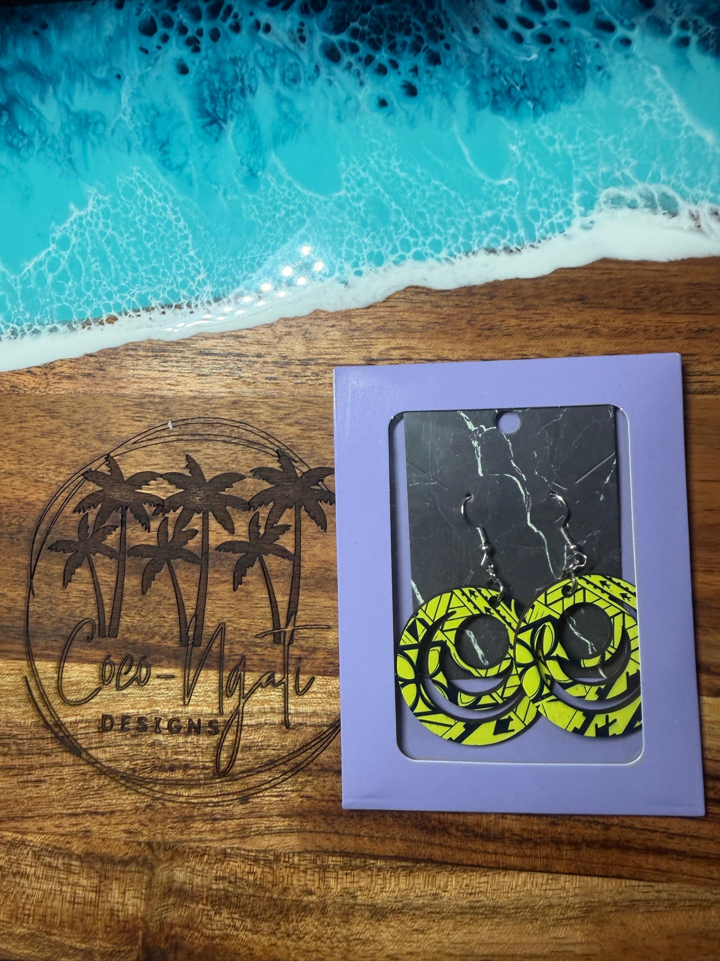 Nesian coloured Earrings