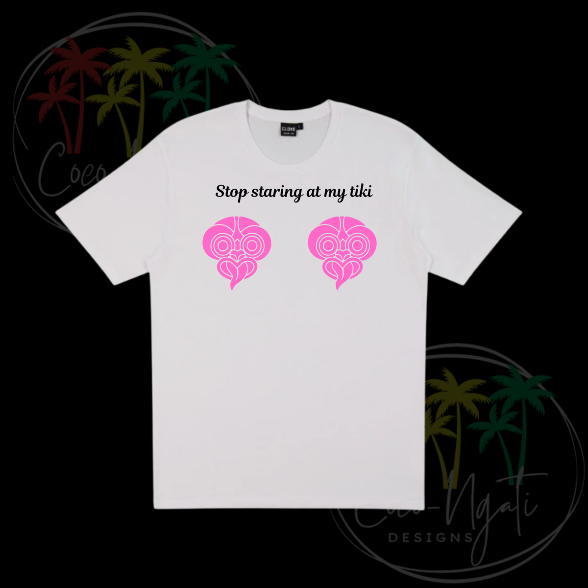 Tiki Breast Cancer Awareness Tee