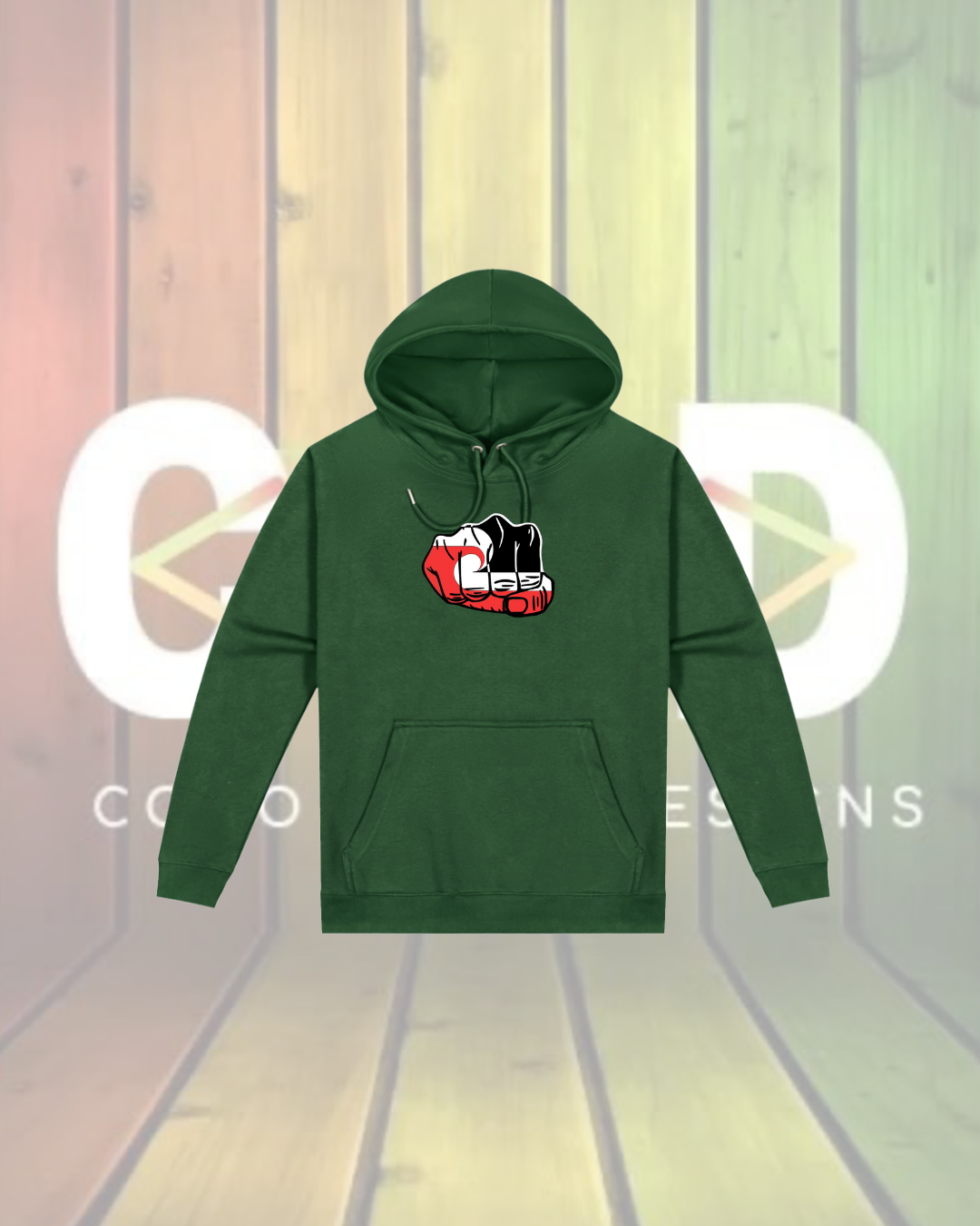 Kieran Print Adult Hoodies