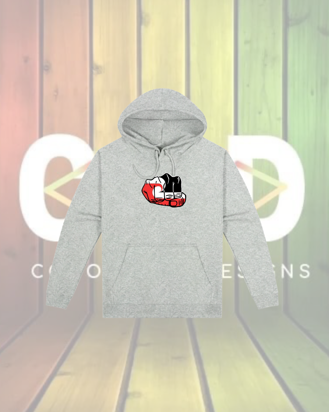 Kieran Print Adult Hoodies