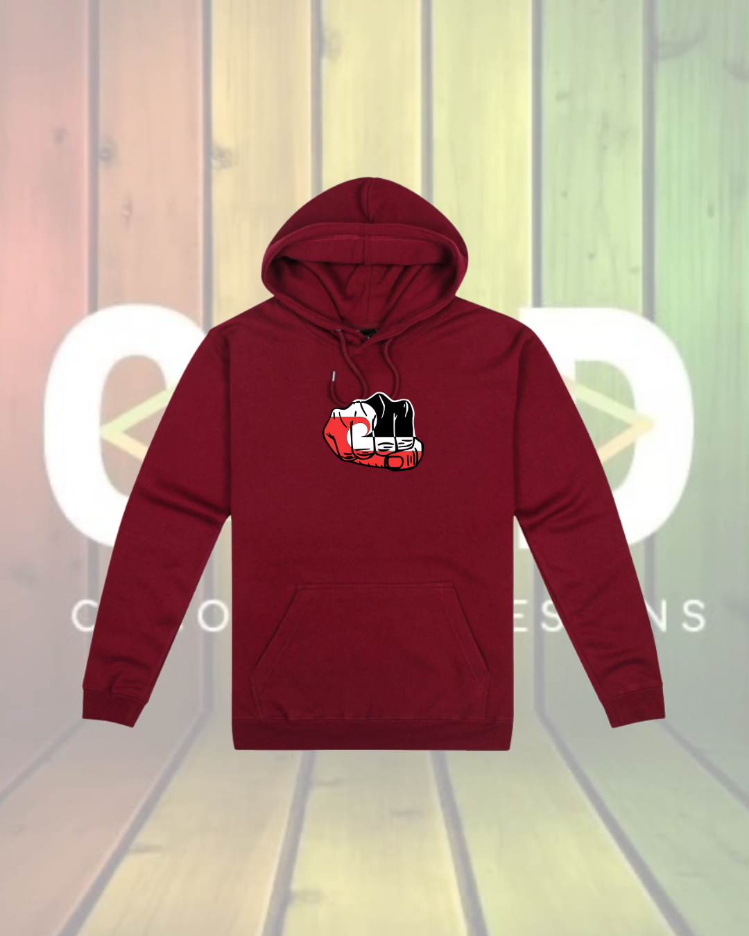 Kieran Print Tamariki Hoodies