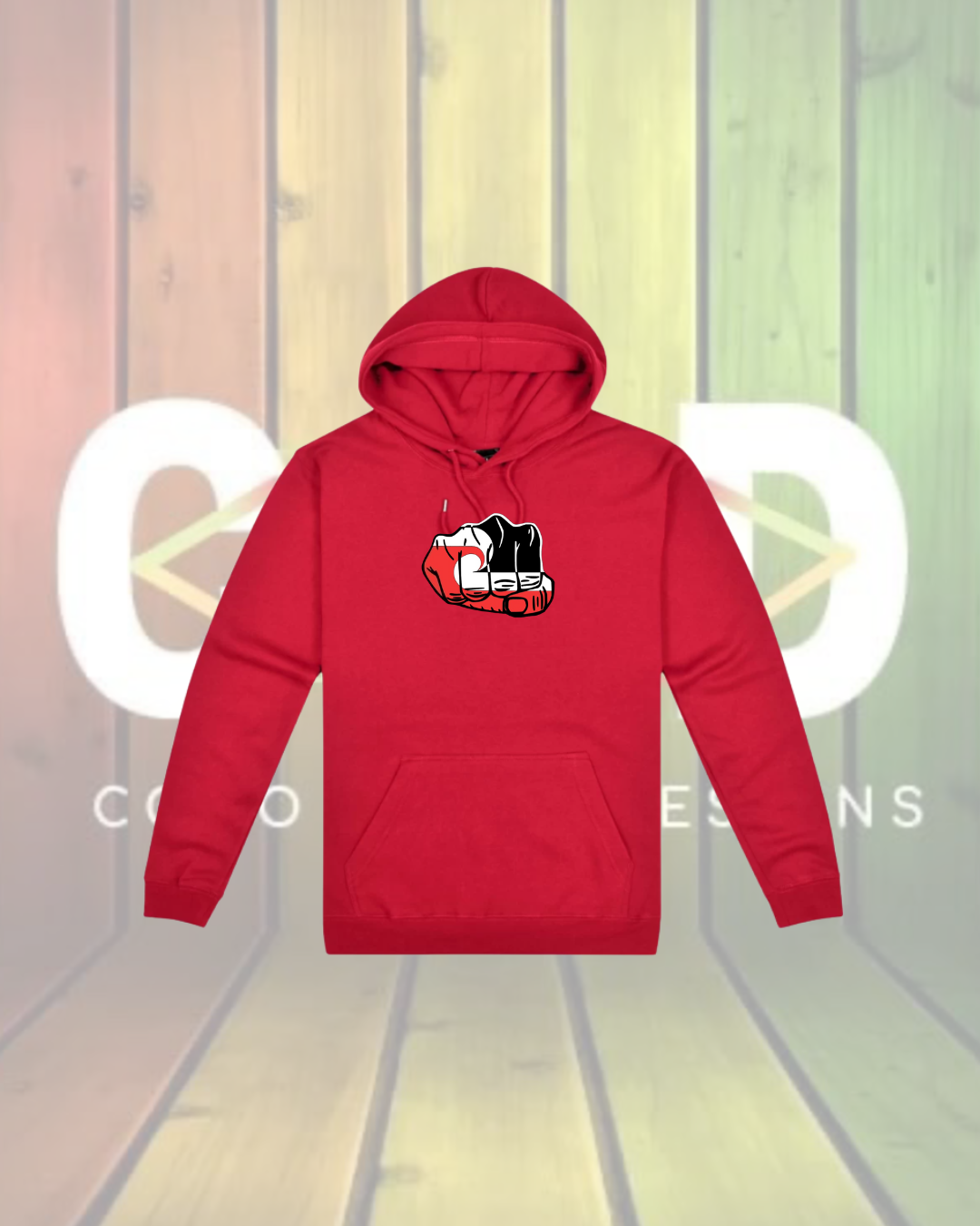 Kieran Print Tamariki Hoodies