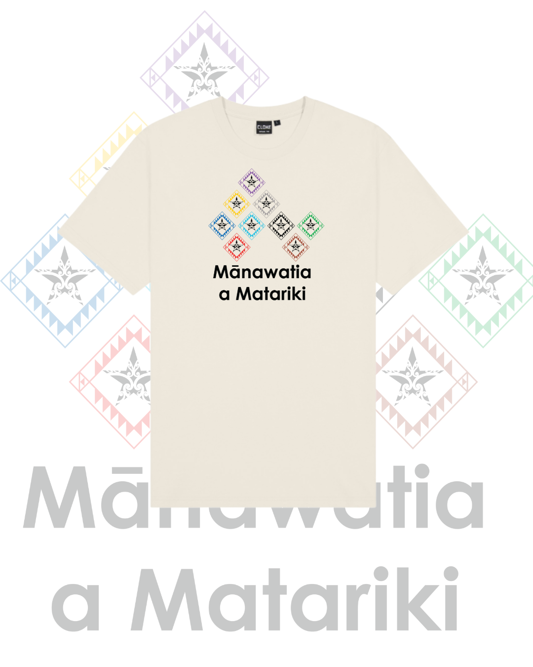Matariki Adult Coloured Tees
