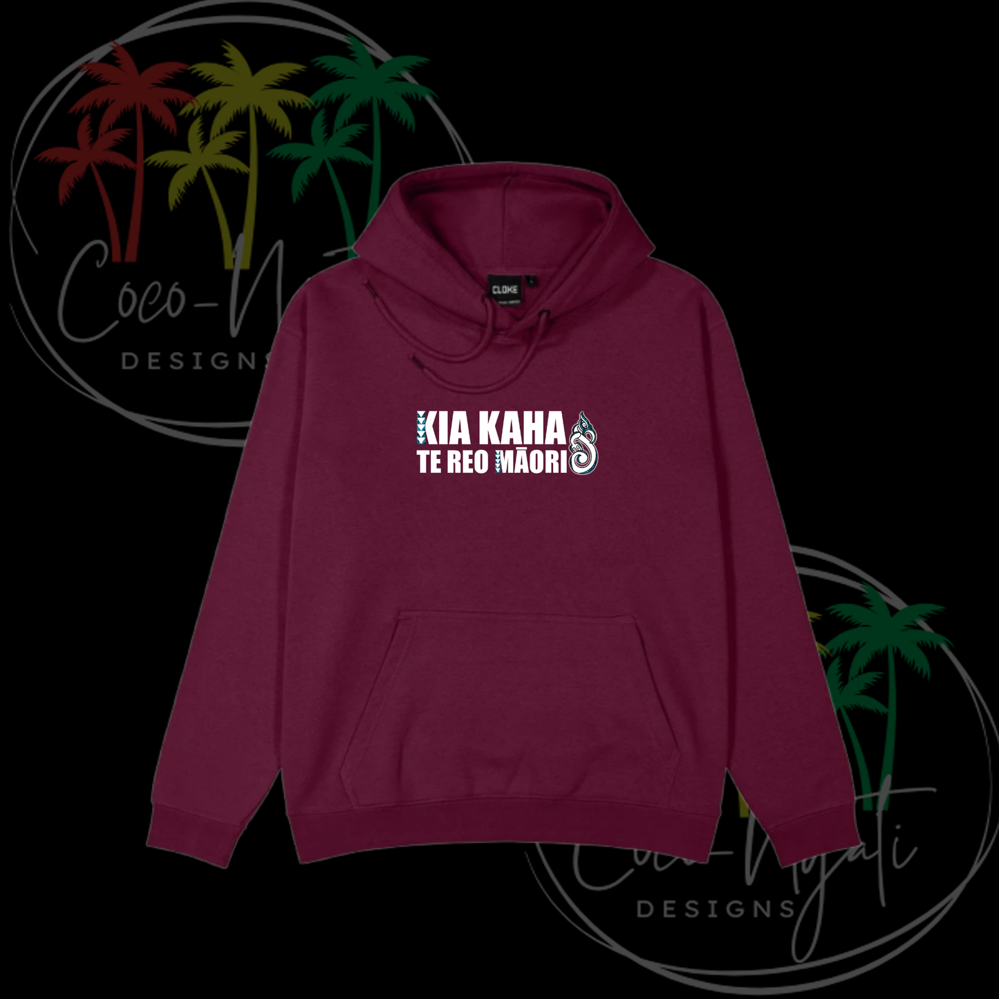 Kia Kaha Te Reo Māori Tamariki Hoodies