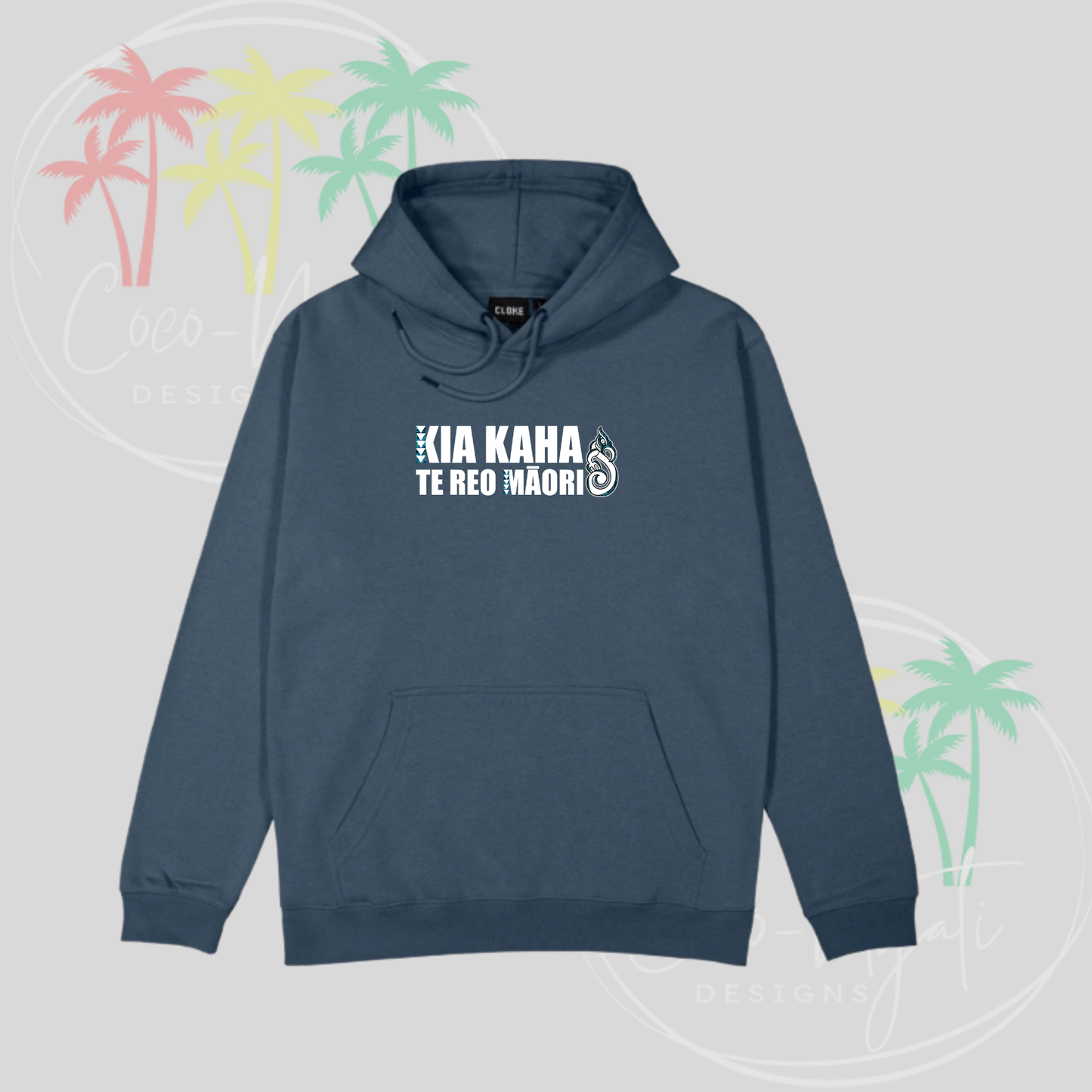 Kia Kaha Te Reo Māori Adult Hoodies