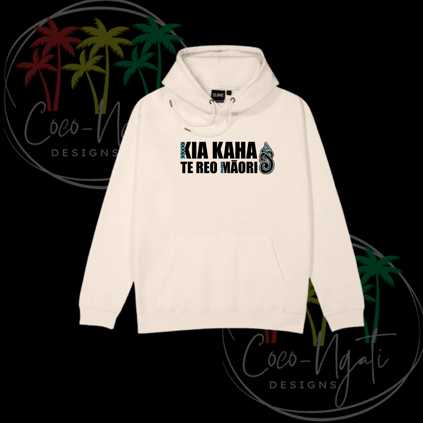 Kia Kaha Te Reo Māori Adult Hoodies