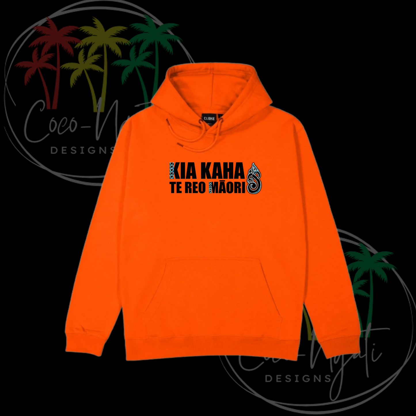 Kia Kaha Te Reo Māori Adult Hoodies