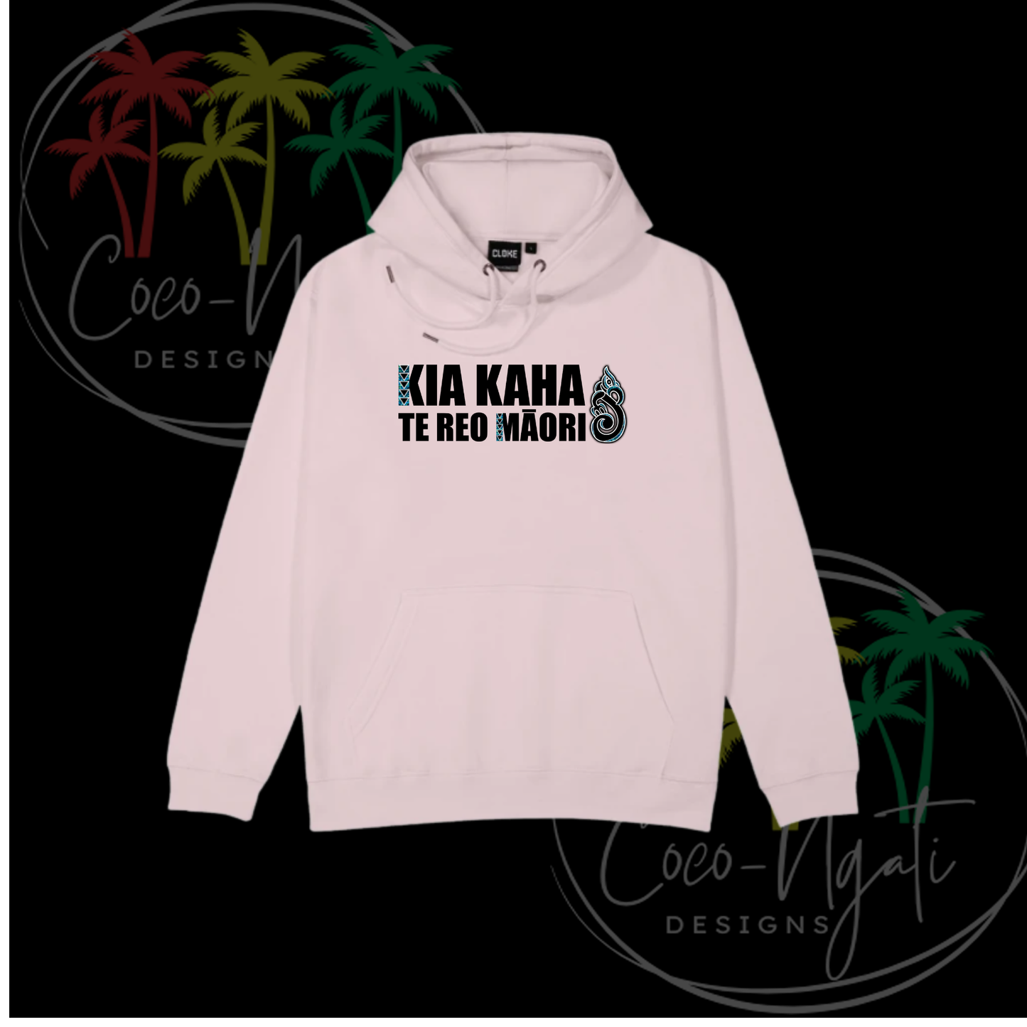 Kia Kaha Te Reo Māori Tamariki Hoodies