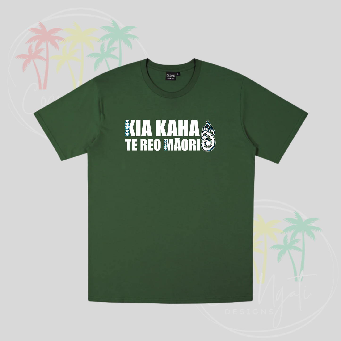 Kia Kaha Te Reo Māori Adult Tee