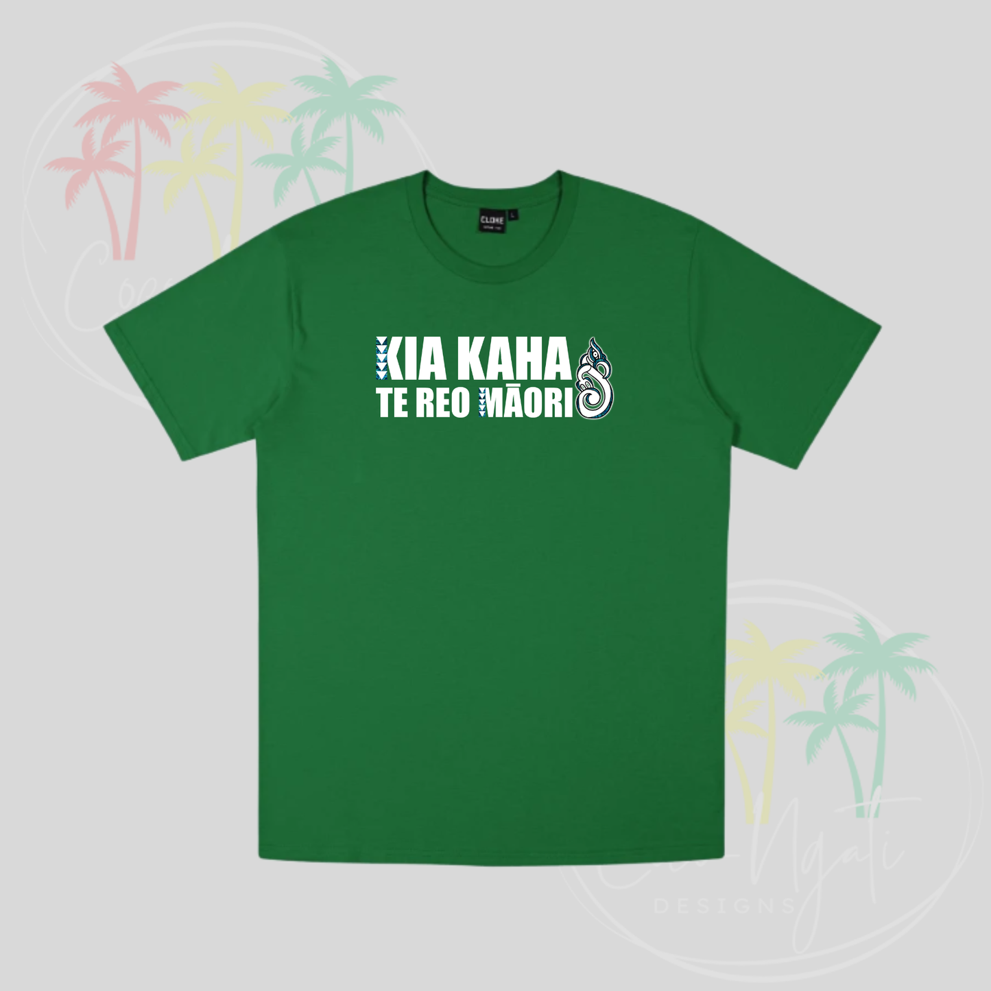 Kia Kaha Te Reo Māori Adult Tee