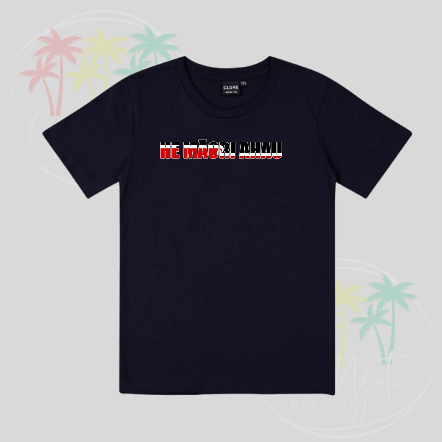He Maori Ahau Tamariki Tees
