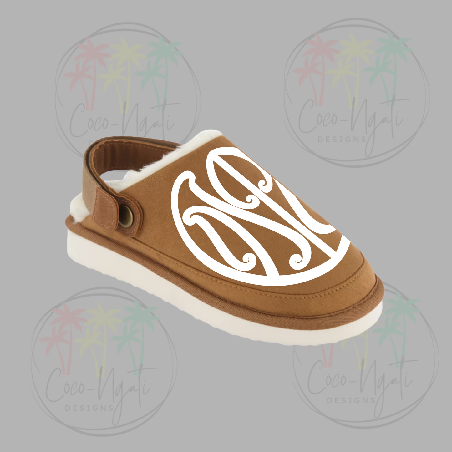 Brown Āhuru Slippers