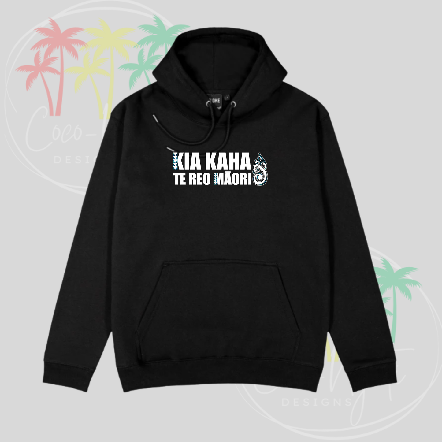 Kia Kaha Te Reo Māori Adult Hoodies