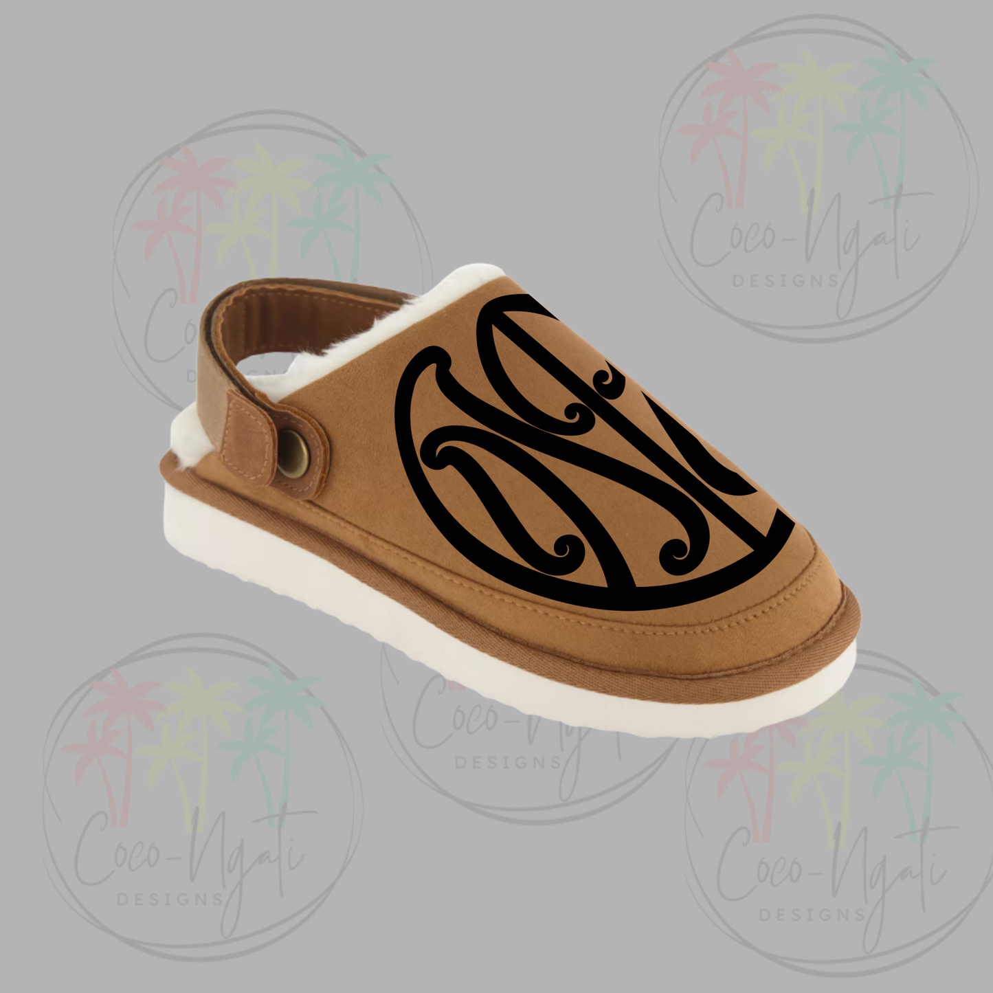 Brown Āhuru Slippers