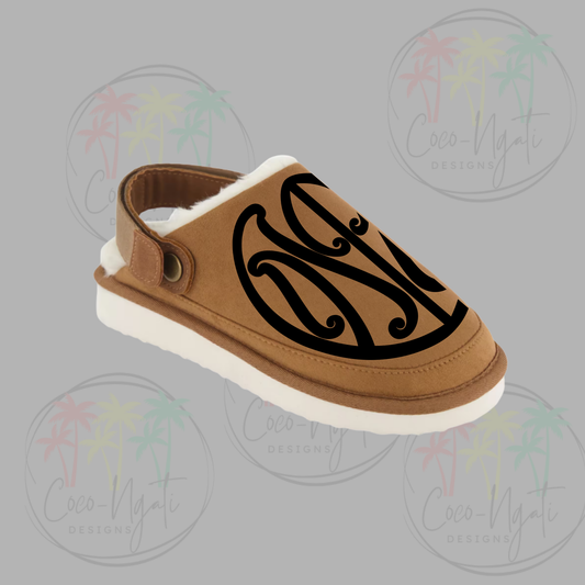 Brown Āhuru Slippers