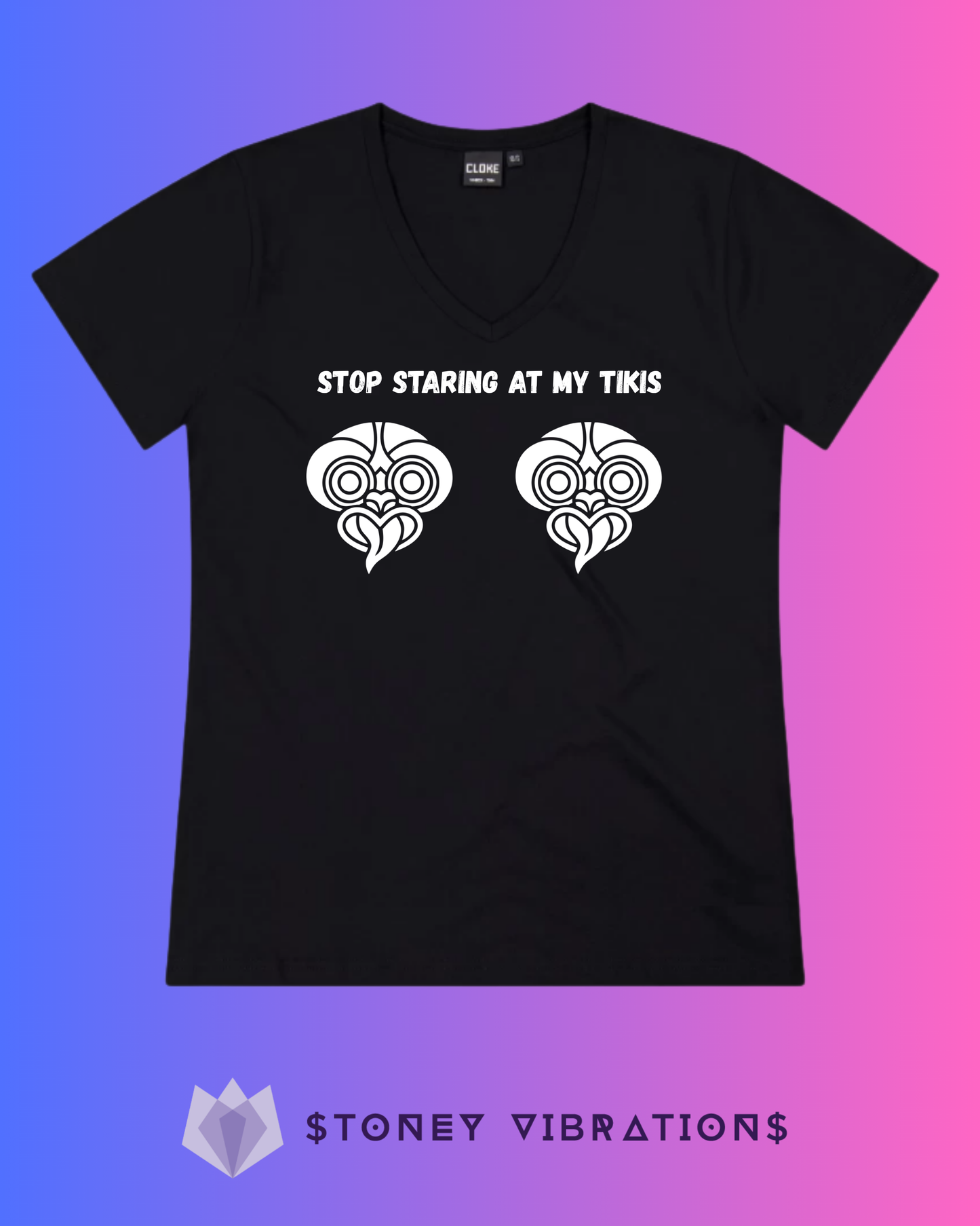 ‘Stop staring at my tiki’ Tee